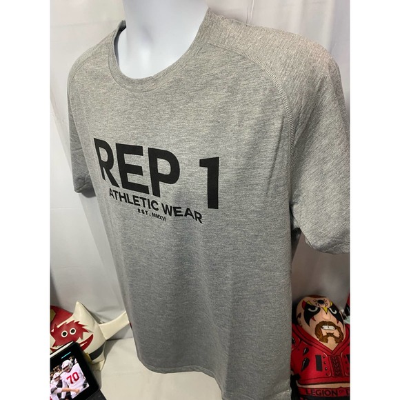 REP 1 Athletic Wear 1 Gray Shirt size Large - Picture 10 of 12